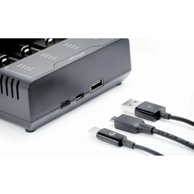 Gembird BC-USB-02 USB įkroviklis ličio jonų, NiCd, NiMH baterijoms