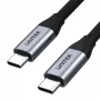 USB C į C duomenų ir įkrovimo laidas Unitek C14082ABK 1 m, USB 3.2 Gen 2 (10 Gbit/s), 100 W PD, juodas