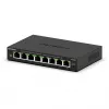 NETGEAR GS308E valdomas L2/L3 gigabitinės eterneto (10/100/1000) jungiklis, juodas