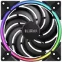 140 mm korpuso ventiliatorius PCCOOLER CORONA-MAX-FRGB, 1000–2000 RPM, ARGB apšvietimas