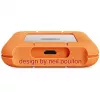 Išorinis SSD LaCie STND4000400 4 TB USB4 Gen 3x2 Thunderbolt USB Type-C, Oranžinis/Nerūdijantis plienas