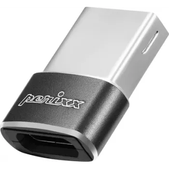 Perixx USB 2.0 adapteris [1x USB 2.0 kištukas A - 1x USB 2.0 lizdas C] PERIPRO-408 (12128)