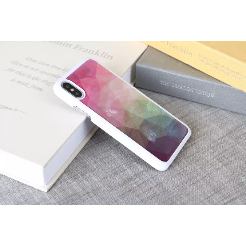 iKins Water Flower telefono dėklas iPhone XS/X (baltos spalvos), K1690H