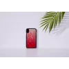 Dėklas iKins iPhone XR — dviejų spalvų rožinio ežero ir juodos apsauginis dėklas