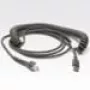 Priedinis kabelis Motorola CBA-U12-C09ZAR, USB A, 2,74 m, pilkas
