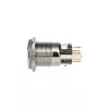 DimasTech PD210 vandalams atsparus mygtukas 19 mm Silverline Dot RGB
