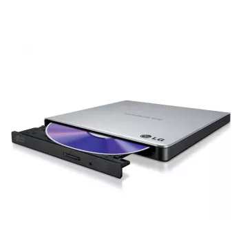 LG GP57ES40 išorinis optinis diskų įrenginys DVD±RW juodas, sidabrinis