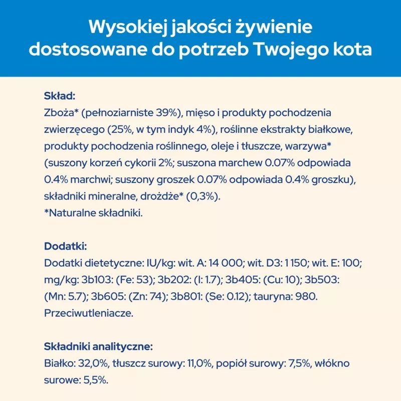 Purina CAT CHOW sausas kačių ėdalas 1,5 kg Suaugę kalakutiena