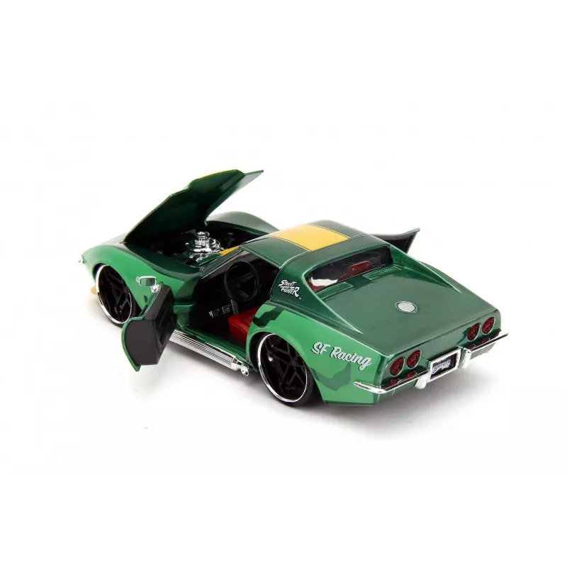 Automobilis Jada Toys Street Fighter 1969 Chevrolet 1:24 Metal Green