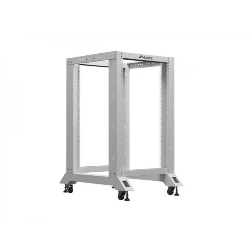 Atviras stovas 19 inch 18U 600x800 pilkas