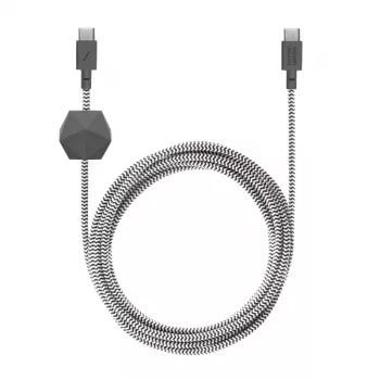USB-C į USB-C laidas Native Union Anchor Cable 1,8 m Juoda Balta