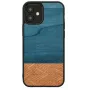 Dėklas telefonui man and wood, skirtas iPhone 12 mini – džinsinė juoda