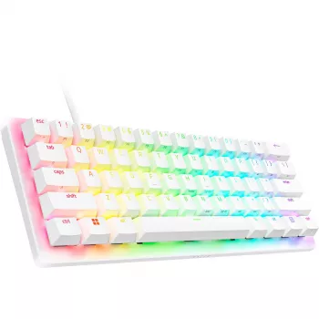 Razer Huntsman V3 Pro Mini - Baltas - Vokiškas išdėstymas P - Klaviatūra - optinė (RZ03-04992000-R3G1)