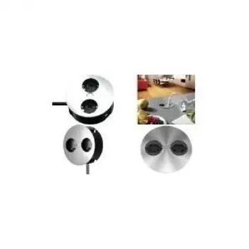 Prailginimo lizdas Bachmann TWIST 2S 2 AC lizdai Vidinis Chromuotas
