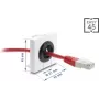 Kabelio įvadas DELOCK Easy 45, 21 mm skersmuo, stalviršiui / stalui