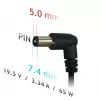 Akyga AK-ND-05 nešiojamojo kompiuterio maitinimo adapteris 19,5 V / 3,34 A, 65 W, 7,4 x 5,0 mm kištukas su kaiščiu, skirtas Dell