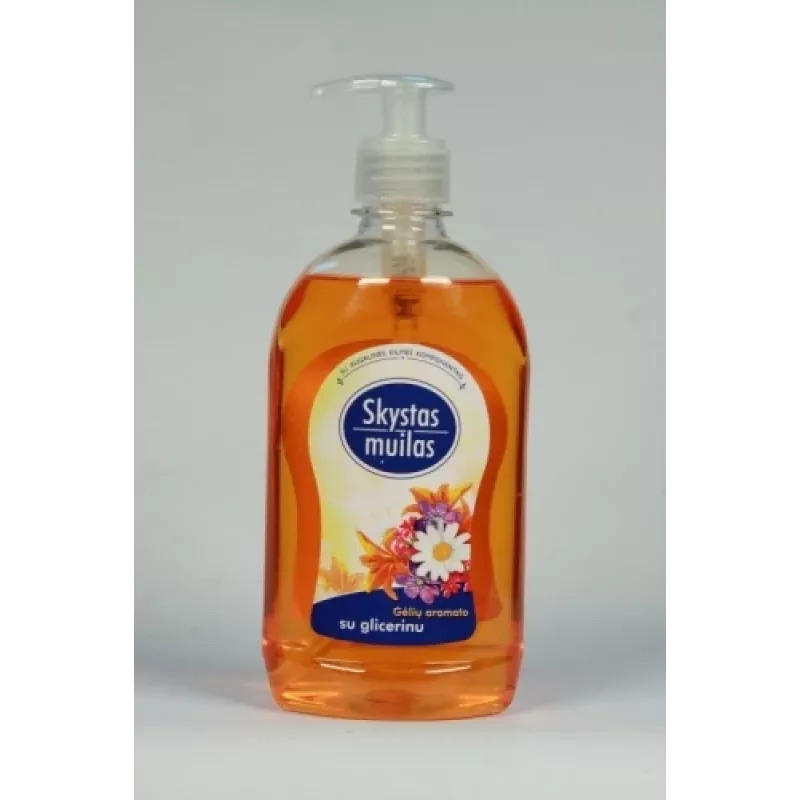 Skystas muilas Nenurodyta P03-02-1-00, 500 ml, su glicerinu, gėlių kvapas