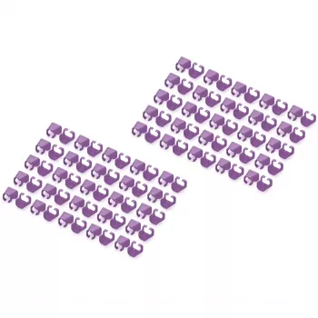 Spalvų kodavimo klipas Digitus Color clips Patch kabeliui A-CC-VI PVC Violetinė