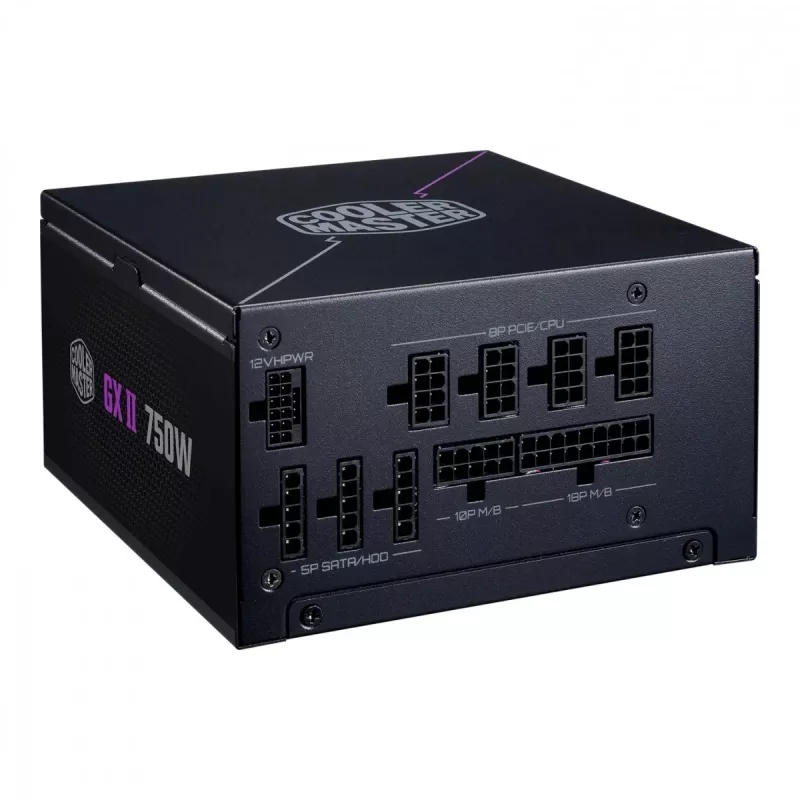 Cooler Master GX II Gold 750 ATX3.1 (750 W) maitinimo blokas, juodas