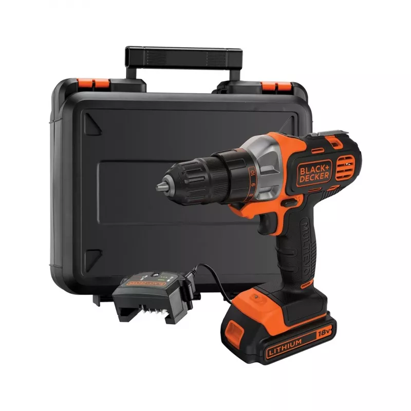 Osciliuojantis daugiafunkcis įrankis Black & Decker MT218K-QW, juoda/oranžinė, 8500 OPM