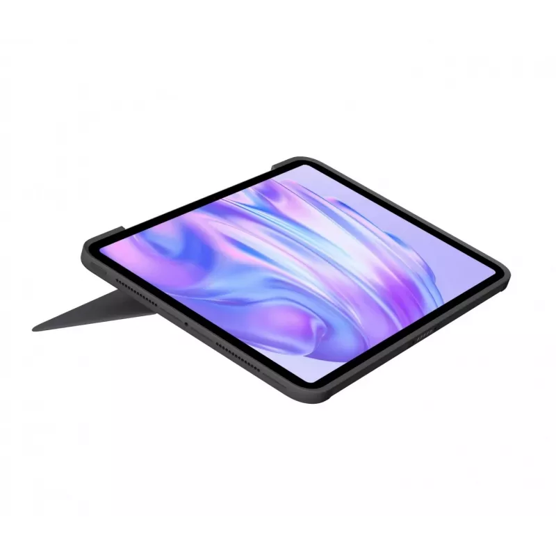 Logitech Combo Touch klaviatūra su dėklu iPad Pro QWERTY US International Trackpad Graphite