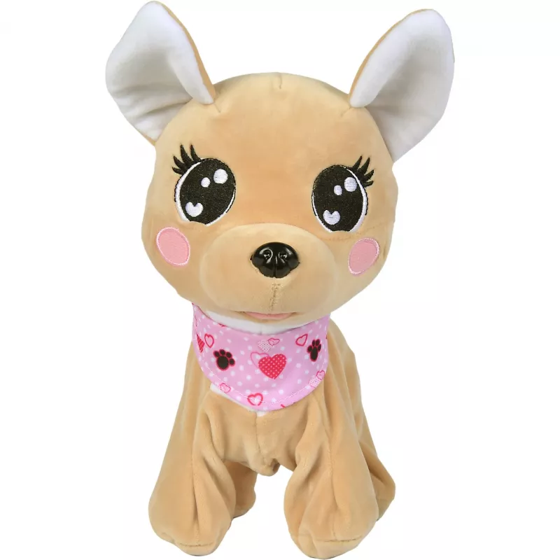 ChiChi LOVE Baby Boo, pliušinis žaislas smėlio/rožinės spalvos, 30 cm