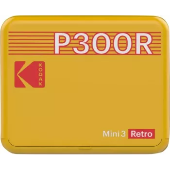 Kodak Mini 3 Square Retro spausdintuvas geltonas