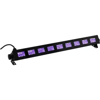 LED UV juostinis šviestuvas EUROLITE Party UV Bar-9 su 9x3W UV LED