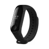 Silicinė juostelė FIXED, skirta Xiaomi Mi Band 3/4 — juoda, pakeičiama lanksti patvari silikoninė