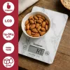 Virtuvinės svarstyklės Beper P102BIL004 – skaitmeninės, 5 kg, 1 g, balto marmuro