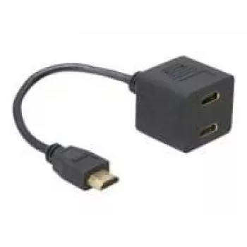 HDMI adapteris DeLOCK 65056 0,2 m vyriškas į 2x moteriški