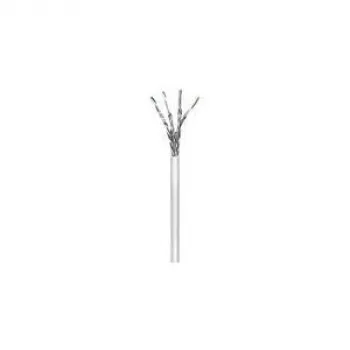 Wentronic Goobay CAT 6 tinklo kabelis, S/FTP (PiMF), pilkas, 100 m – CU, AWG 23/1 (vientisas), LSZH (50977)