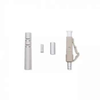 Qoltec 54450 optinis jungtis LC kelių režimų smėlio spalvos sidabrinė