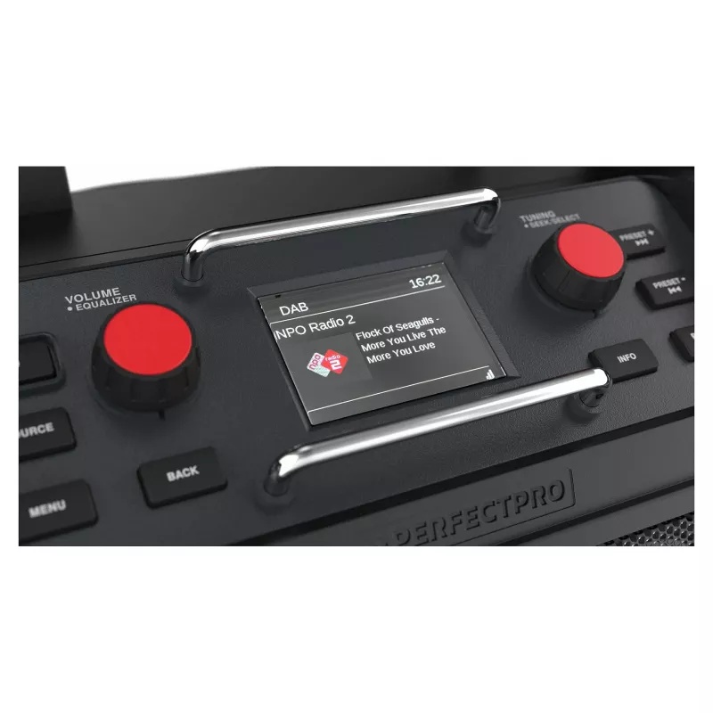 Statinės radijo imtuvas PerfectPro ROCKPRO RP2 Bluetooth, atsparus vandeniui