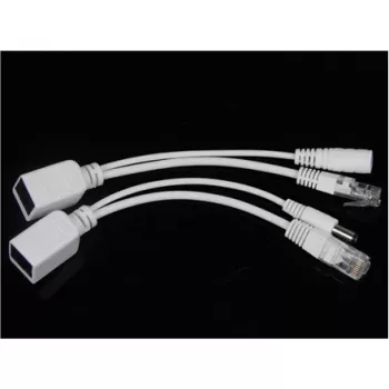 PoE adapterių rinkinys Gembird PP12-POE-0.15M-W
