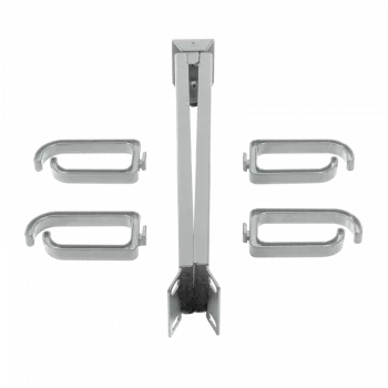 LogiLink - stovo kabelių tvarkymo juosta - šviesiai pilka, RAL 7035 - 1U - 48,3 cm (19 inch)