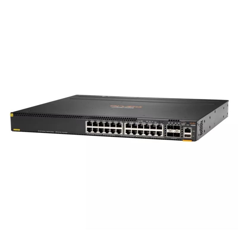 Valdomas jungiklis Aruba 6300M 24 prievadai 1GbE Class 4 PoE ir 4 prievadai SFP56