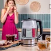 Cecotec Kettle ThermoSense 340 Clear | Elektrinis | 2200 W | 1.7 L | Stiklinis | 360° sukamas pagrindas | Skaidrus