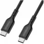 Otter Products OtterBox USB-C laidas – 24 kontaktų USB-C (M) į 24 kontaktų USB-C (M) – USB 2.0 – 3 A – 1,0 m – Juoda (78-81356)