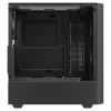 PC korpusas SAVIO Noctis Flow – Cube Mini-ITX/Micro-ATX/ATX, 3x120mm priekyje, 1x120mm gale, 2x3.5 colio + 3x2.5 colio vietos, grūdintas stiklas
