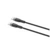 Fiksuotas pintas USB-C laidas, 100W, FIXDB-CC12-BK, juodas