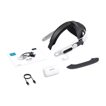 BOBOVR E3 PRO dirželis su atsargine baterija, skirtas Meta Quest 3 / 3s