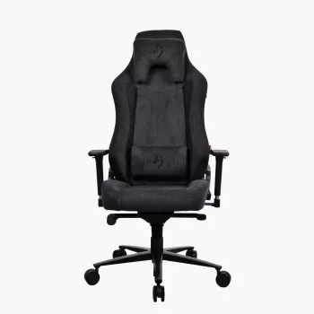 Arozzi Vernazza Soft Fabric žaidimų kėdė - Pure Black