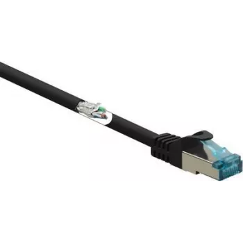 Renkforce RF-5047478 tinklo kabelis juodas 2 m Cat6a S/FTP (S-STP) (RF-5047478)