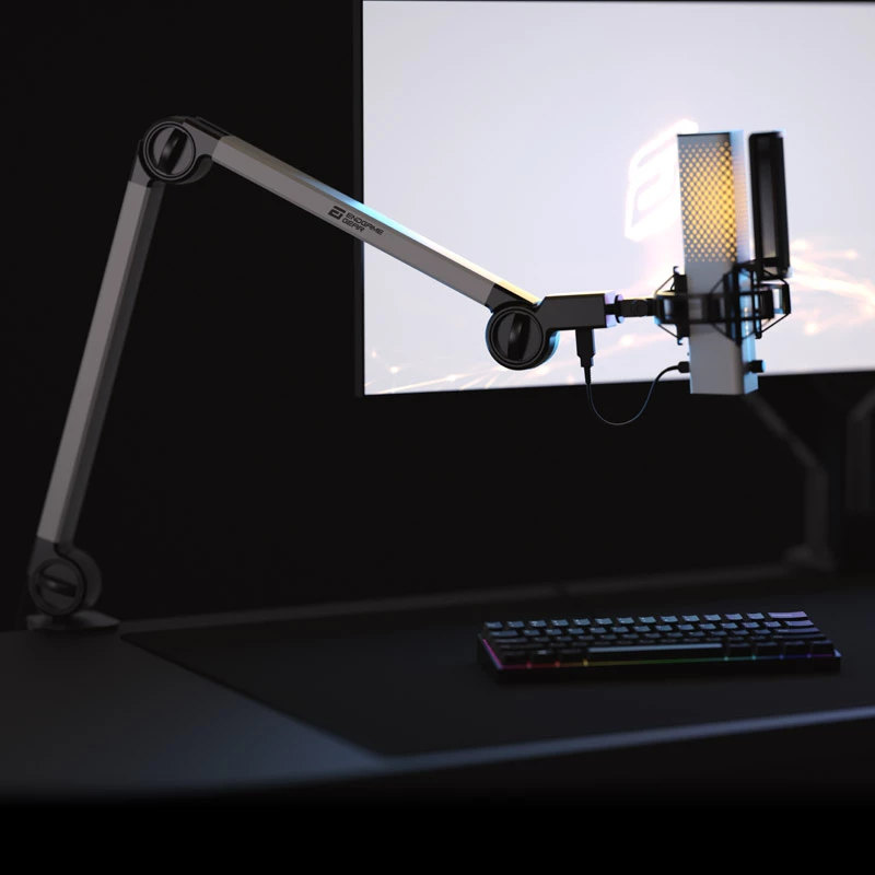 Endgame Gear MICARM + XSTRM USB mikrofonas - Baltas