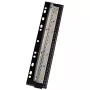 Smeigtukas WEDO 67 9401 – 4-ių skylių metalinis perforatorius, juodas, perforavimo talpa 3 mm, 66 mm plotis