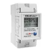 Energijos skaitiklis QOLTEC vienfazis DIN bėgelis 230V (MPN 50979)