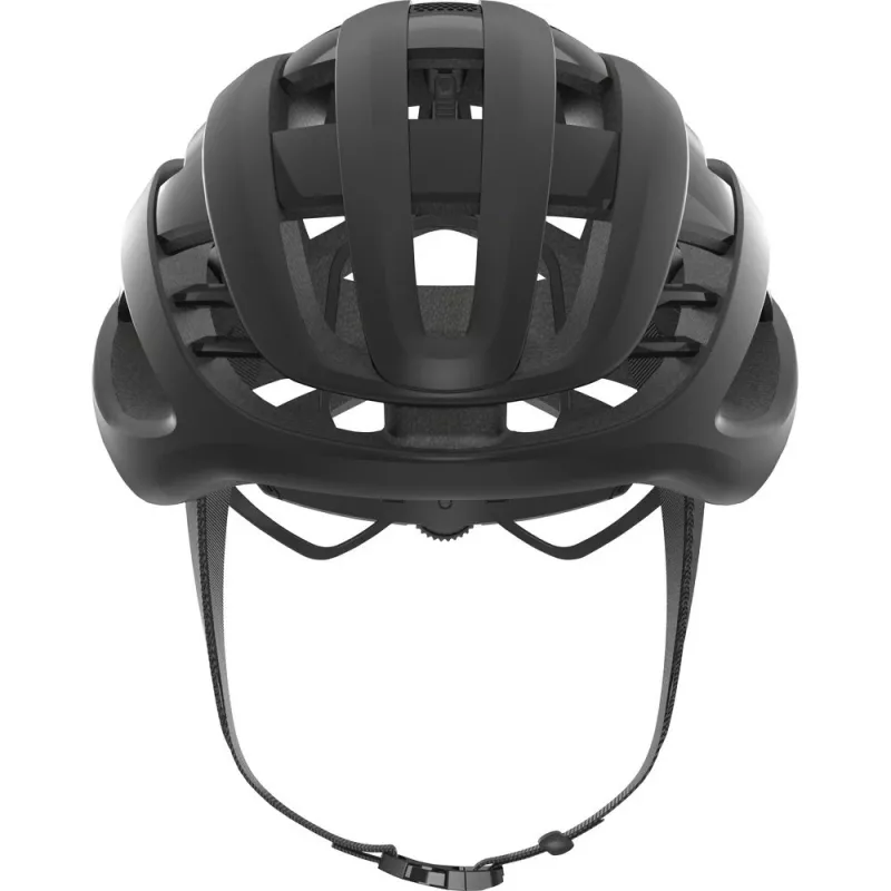 Pusiau dengiantis dviračių šalmas ABUS AirBreaker Black, In-mold konstrukcija, 81720