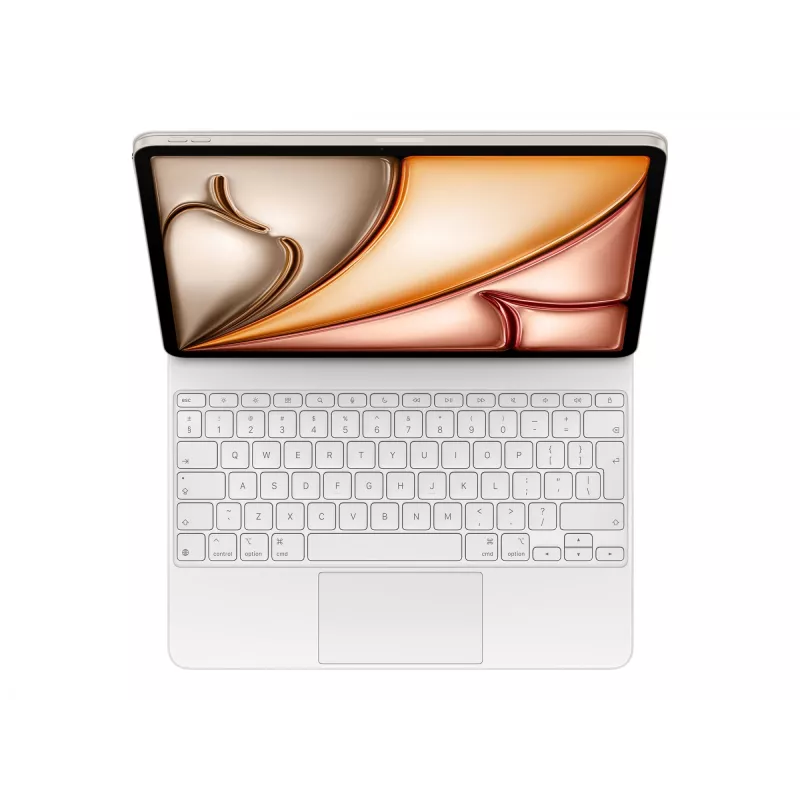 Apple Magic Keyboard QWERTY anglų baltas su jutikliniu paviršiumi