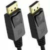DisplayPort kabelis Unitek Y-C609BK — 3 m, vyriškas į vyrišką, juodas